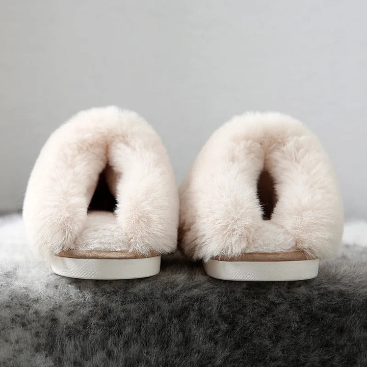 Dames pantoffels, zachte voering, antislipzool, fluweelzacht warm in zachte kleuren, ideaal voor thuis