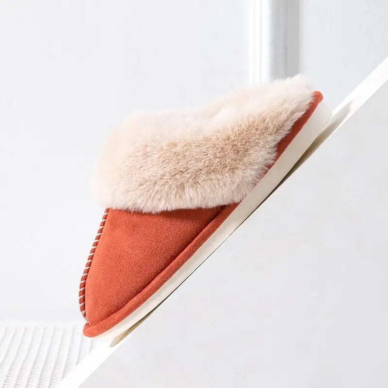 Dames pantoffels, zachte voering, antislipzool, fluweelzacht warm in zachte kleuren, ideaal voor thuis