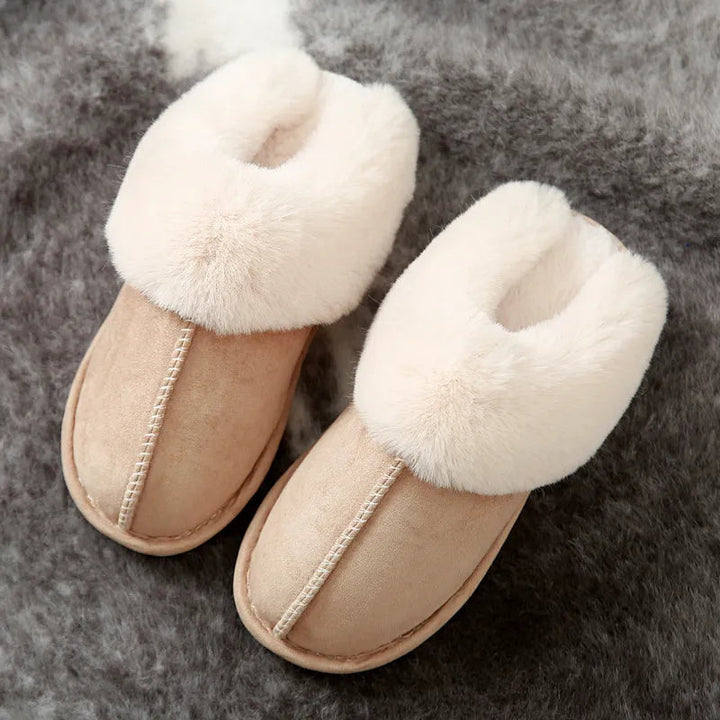 Dames pantoffels, zachte voering, antislipzool, fluweelzacht warm in zachte kleuren, ideaal voor thuis