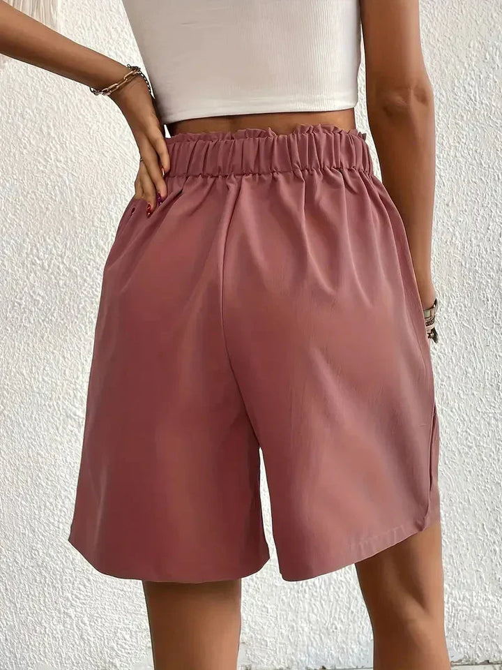 Stijlvolle zwarte high waist shorts voor dames