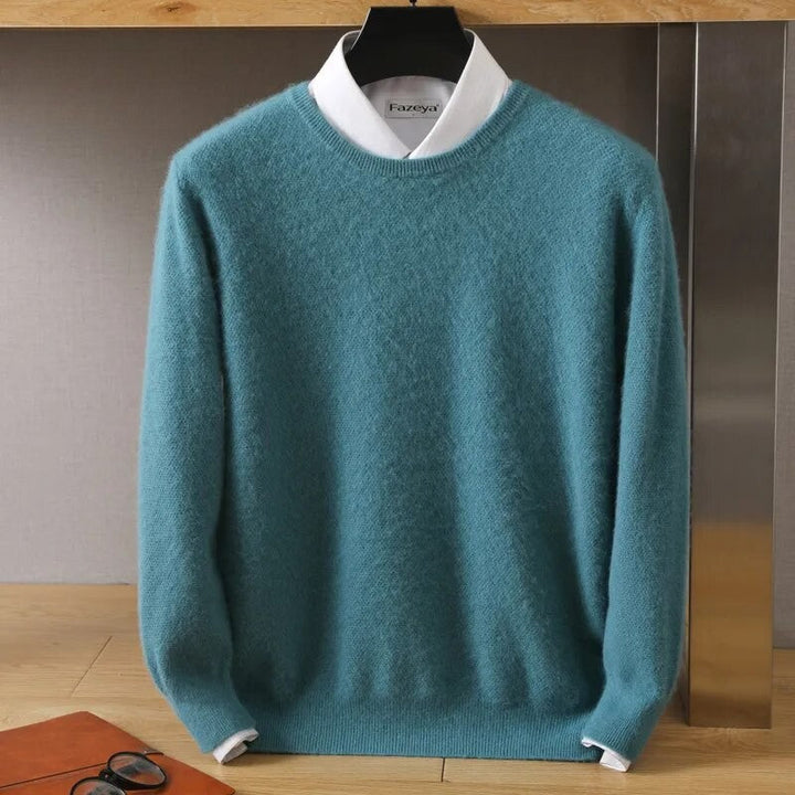 Dames Kasjmier Trui in Beige, luxe en knus, geïnspireerd op Scandinavische stijl, ideaal voor elk seizoen.
