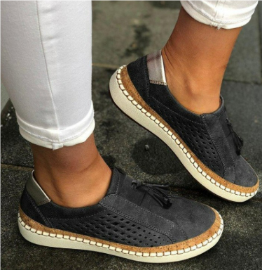Dames casual schoenen, rood, met flexibele antislipzool, comfortabel, ideale alledaagse schoenen voor stijl en gemak.