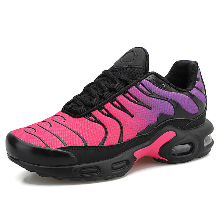 Dames luchtkussen hardloopschoenen in levendige kleuren, ergonomisch ontwerp, ideaal voor sport en dagelijks gebruik, antislipzool.