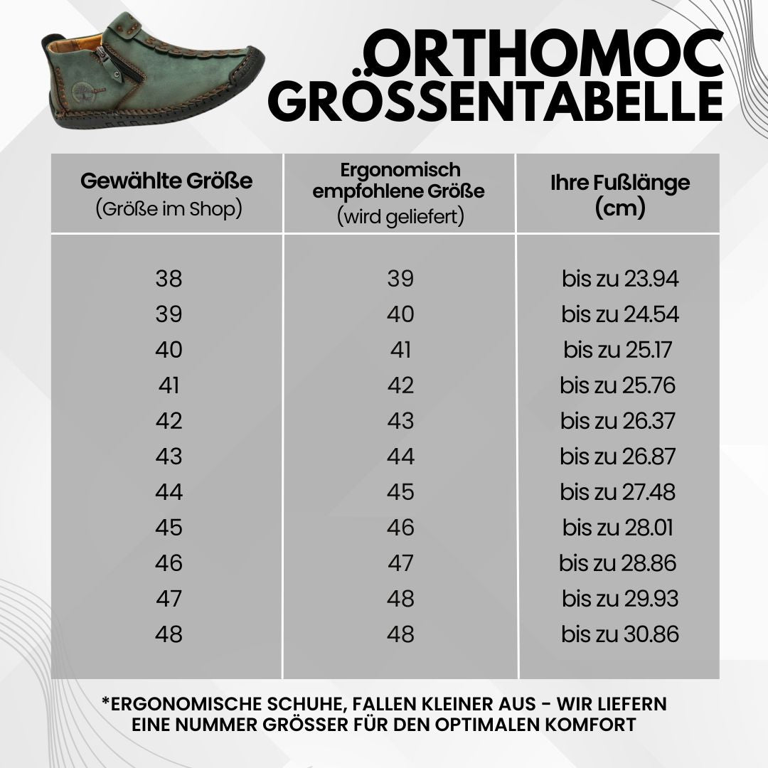 OrthoMoc damesmokassins in bruin, zijaanzicht, benadrukt comfort