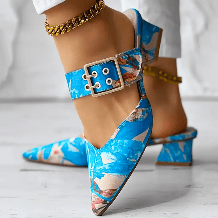 Dames orthopedische hakken, elegant ontwerp met aanpasbare banden, optimaal comfort en veelzijdige look.