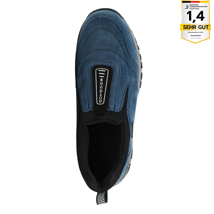 Dames Orthopedische Schoenen, ergonomisch, ademend, sneakers, blauw design. Comfort en stijl voor de hele dag ondersteuning.