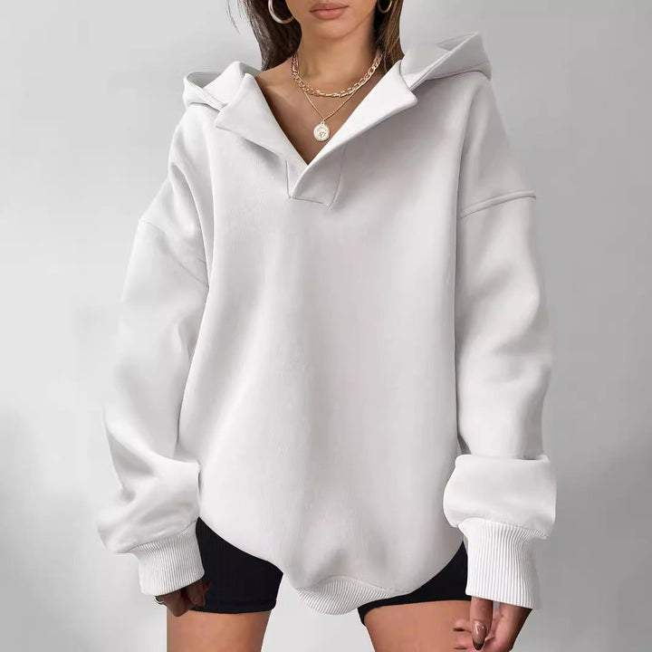 Moderne dames oversized hoodie, perfect voor ontspannen dagen en veelzijdige outfits.