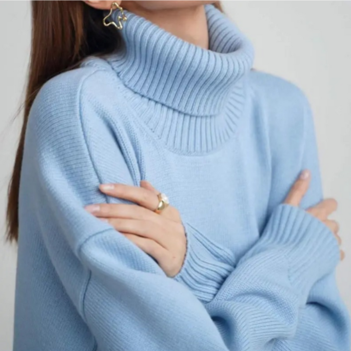 Dames coltrui in bruin, losse pasvorm, comfortabele col, elegant en veelzijdig, verschillende kleuren