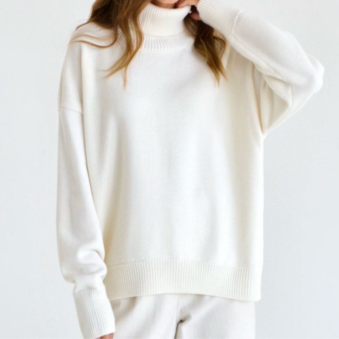 Dames coltrui in bruin, losse pasvorm, comfortabele col, elegant en veelzijdig, verschillende kleuren