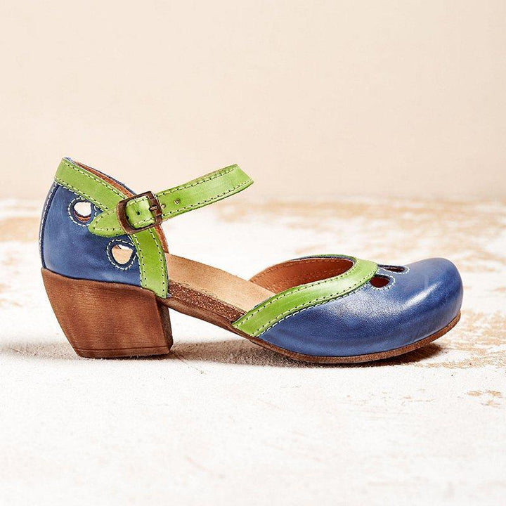 Dames sandalen met voetboogondersteuning, ergonomisch ontwerp, in stijlvol blauw, ideaal voor comfort en houding.