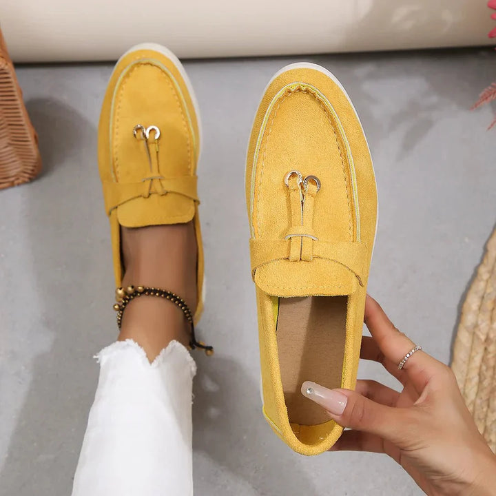 Dames slip-on halfschoenen, antislipzool, casual stijl, licht, flexibel, comfortabel, ideaal voor elke gelegenheid.