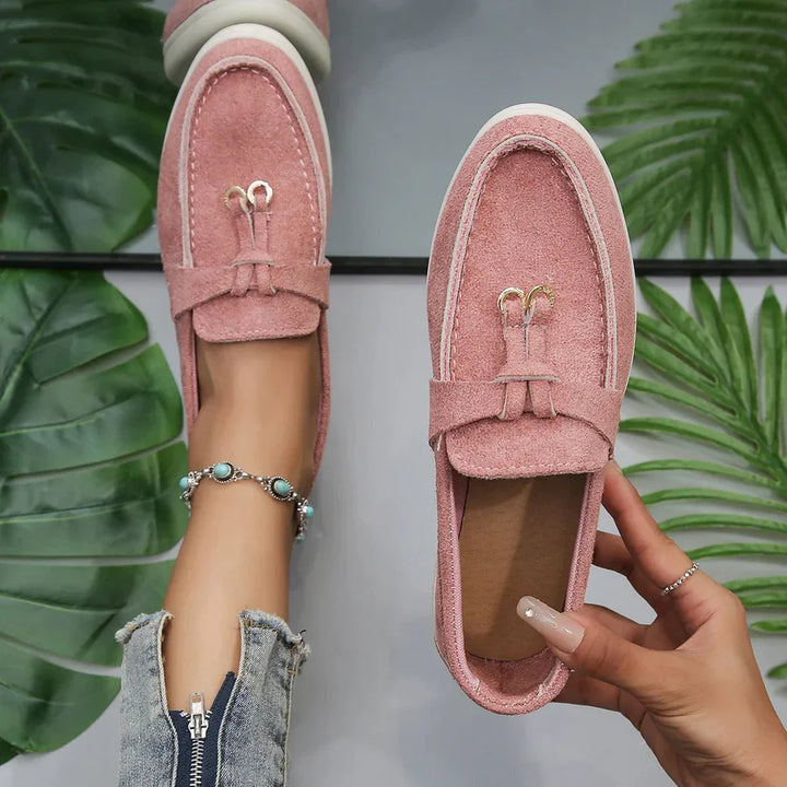 Dames slip-on halfschoenen, antislipzool, casual stijl, licht, flexibel, comfortabel, ideaal voor elke gelegenheid.