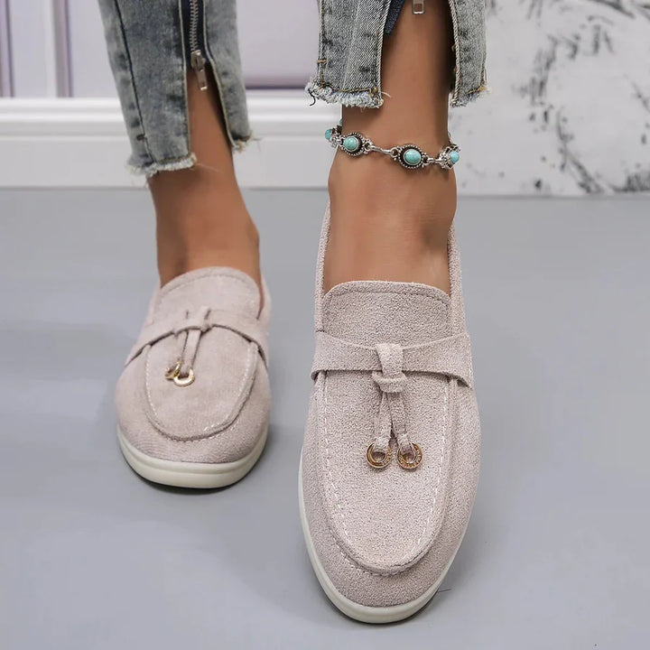 Dames slip-on halfschoenen, antislipzool, casual stijl, licht, flexibel, comfortabel, ideaal voor elke gelegenheid.