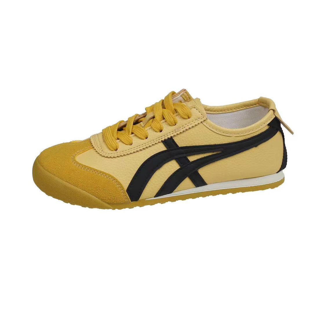 Dames Retro Sneakers, suède, contrasterende kleuren, elegant sportief, antislipzool, comfortabel