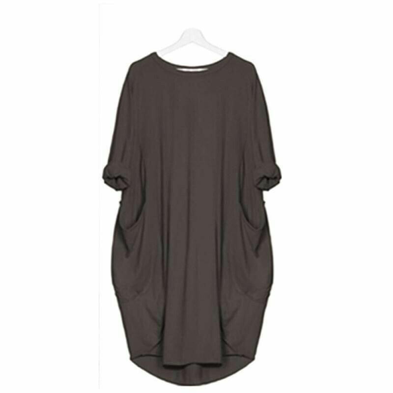 Zomerjurk voor dames met een ruime pasvorm en ronde hals, elegant design, ideaal voor zomerse uitstapjes.