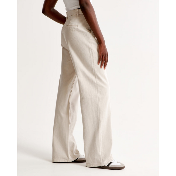 Dames wijde broek met hoge taille, elegant en comfortabel, wijde pijpen, ideaal voor veelzijdige outfits en stijlvolle gelegenheden