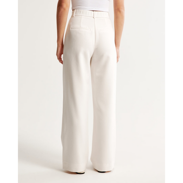 Dames wijde broek met hoge taille, elegant en comfortabel, wijde pijpen, ideaal voor veelzijdige outfits en stijlvolle gelegenheden