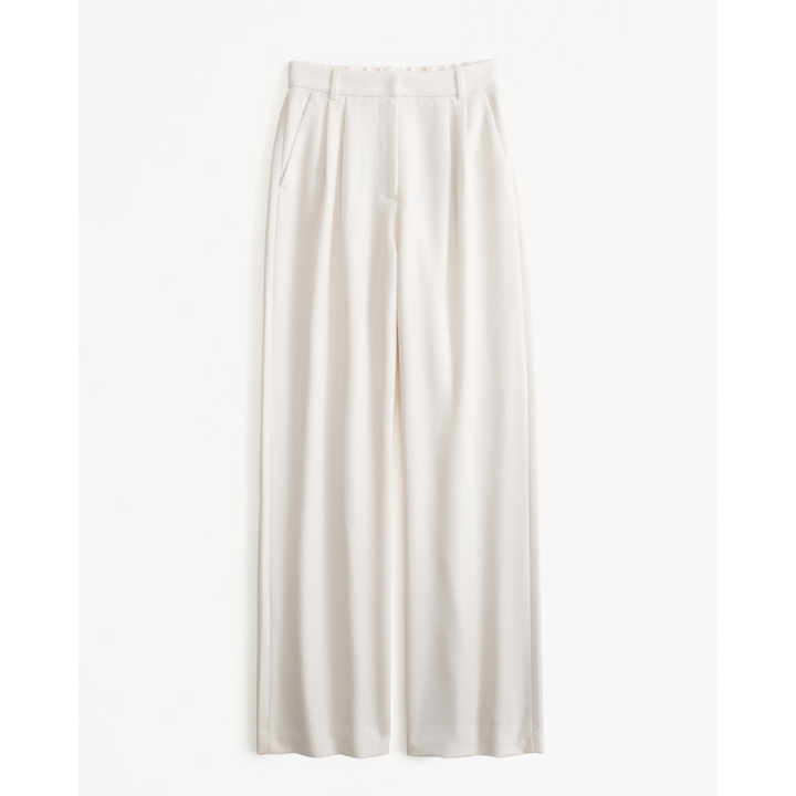 Dames wijde broek met hoge taille, elegant en comfortabel, wijde pijpen, ideaal voor veelzijdige outfits en stijlvolle gelegenheden