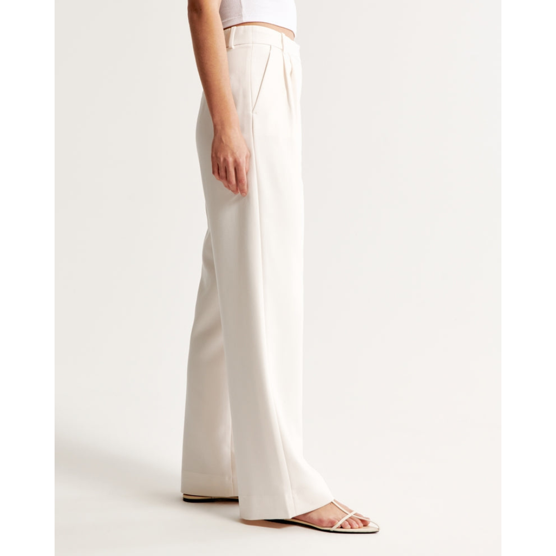 Dames wijde broek met hoge taille, elegant en comfortabel, wijde pijpen, ideaal voor veelzijdige outfits en stijlvolle gelegenheden