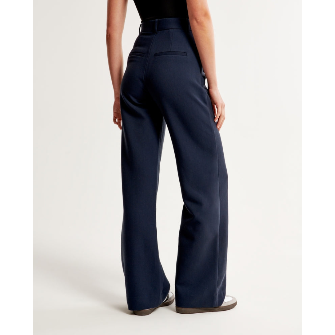 "Damen weite Hose mit hoher Taille, elegant und komfortabel, weites Bein, ideal für vielseitige Outfits und stilvolle Anlässe