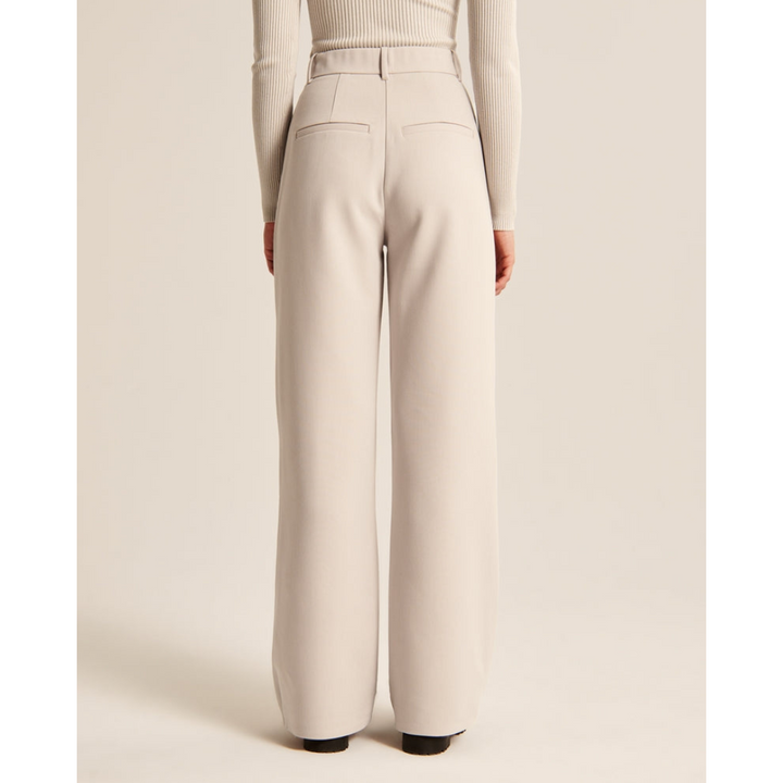 "Damen weite Hose mit hoher Taille, elegant und komfortabel, weites Bein, ideal für vielseitige Outfits und stilvolle Anlässe