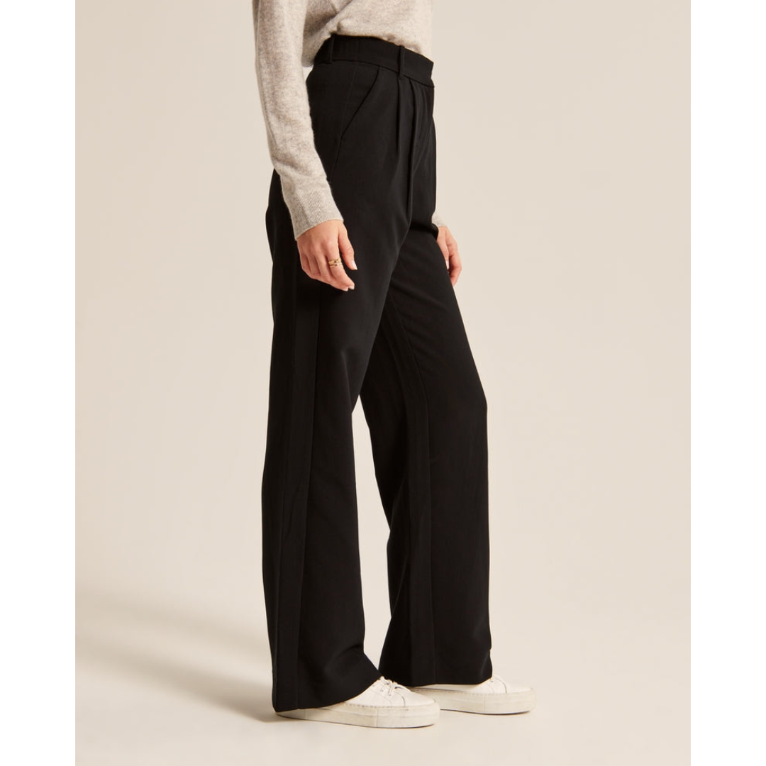 Dames wijde broek met hoge taille, elegant en comfortabel, wijde pijpen, ideaal voor veelzijdige outfits en stijlvolle gelegenheden