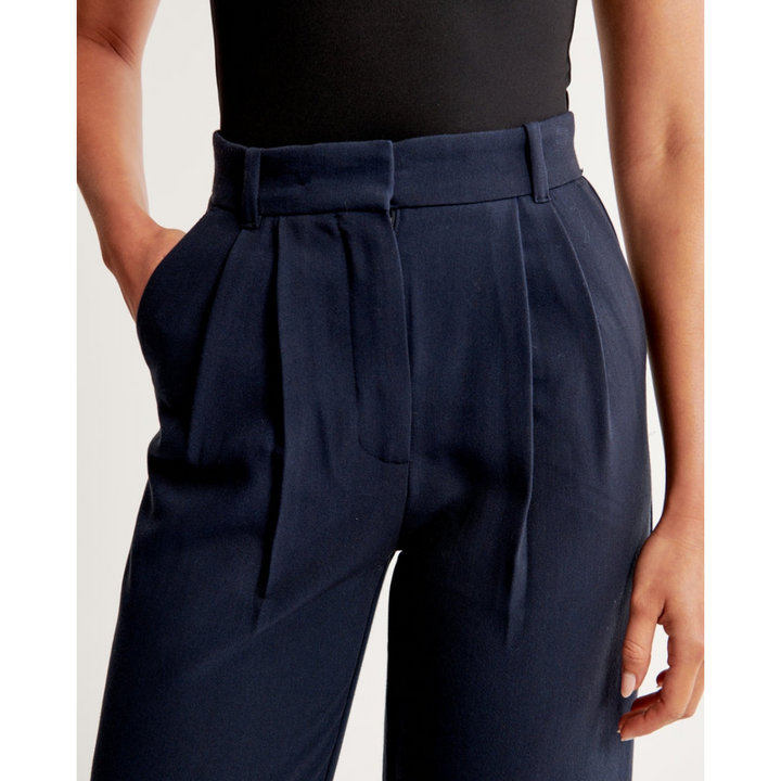 "Damen weite Hose mit hoher Taille, elegant und komfortabel, weites Bein, ideal für vielseitige Outfits und stilvolle Anlässe