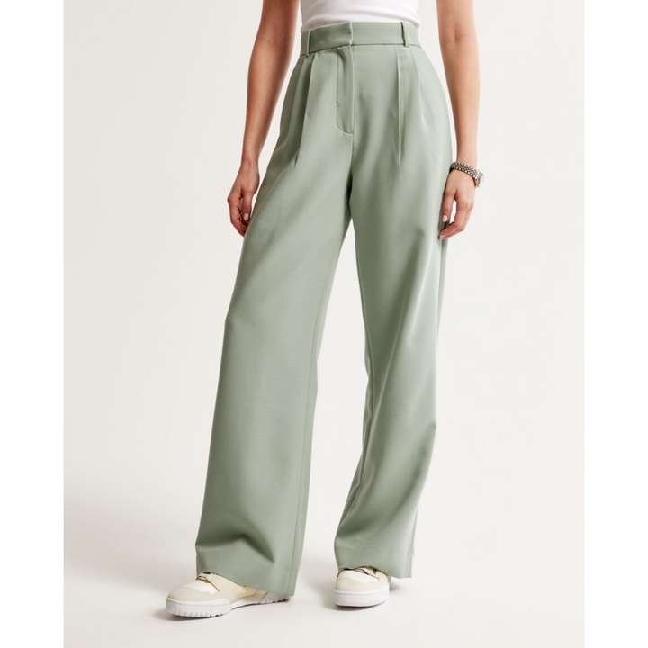 "Damen weite Hose mit hoher Taille, elegant und komfortabel, weites Bein, ideal für vielseitige Outfits und stilvolle Anlässe