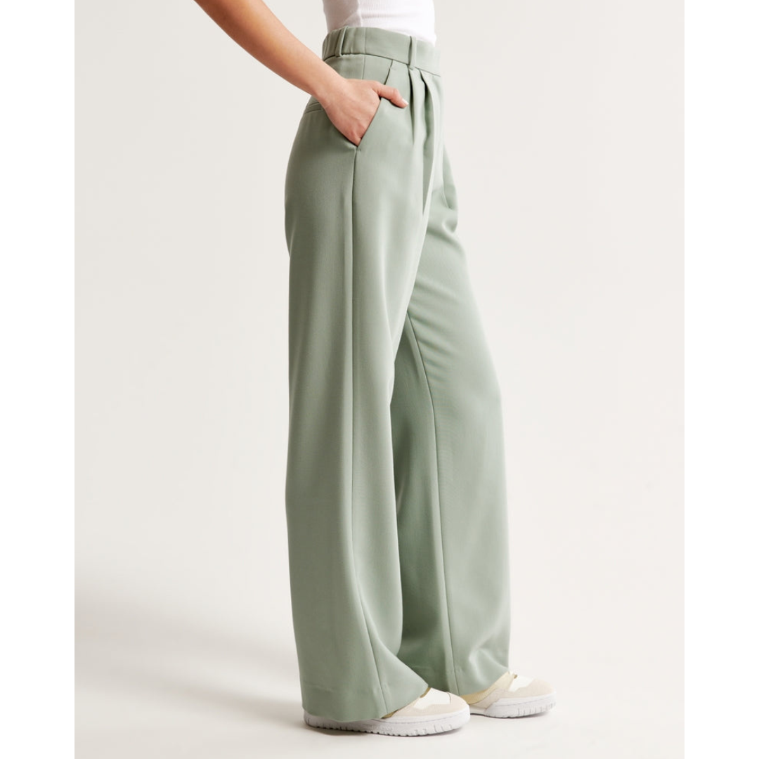 "Damen weite Hose mit hoher Taille, elegant und komfortabel, weites Bein, ideal für vielseitige Outfits und stilvolle Anlässe