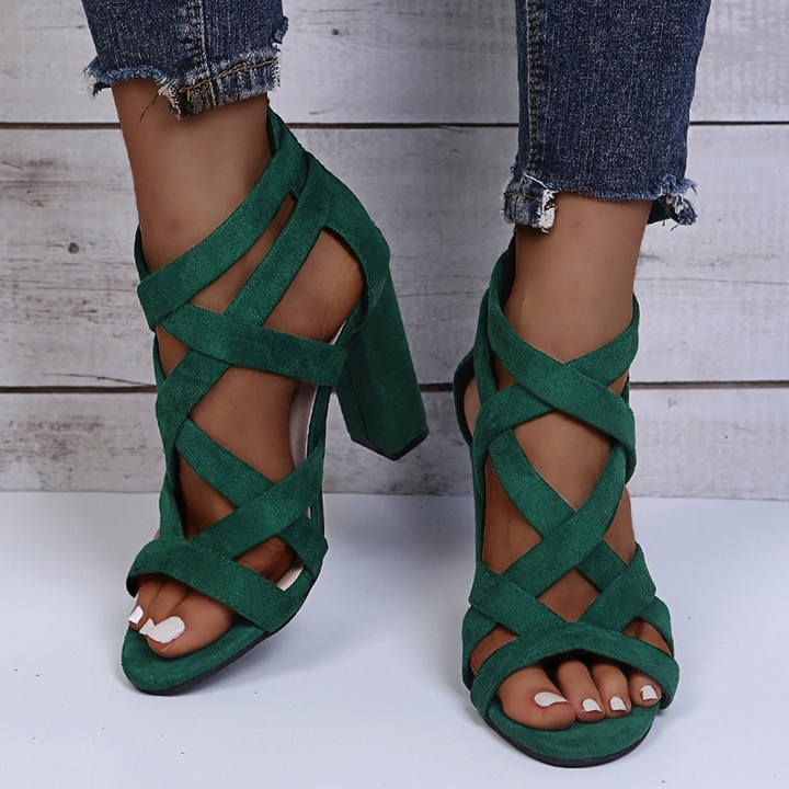 Elegante suède damesschoenen met orthopedisch comfort