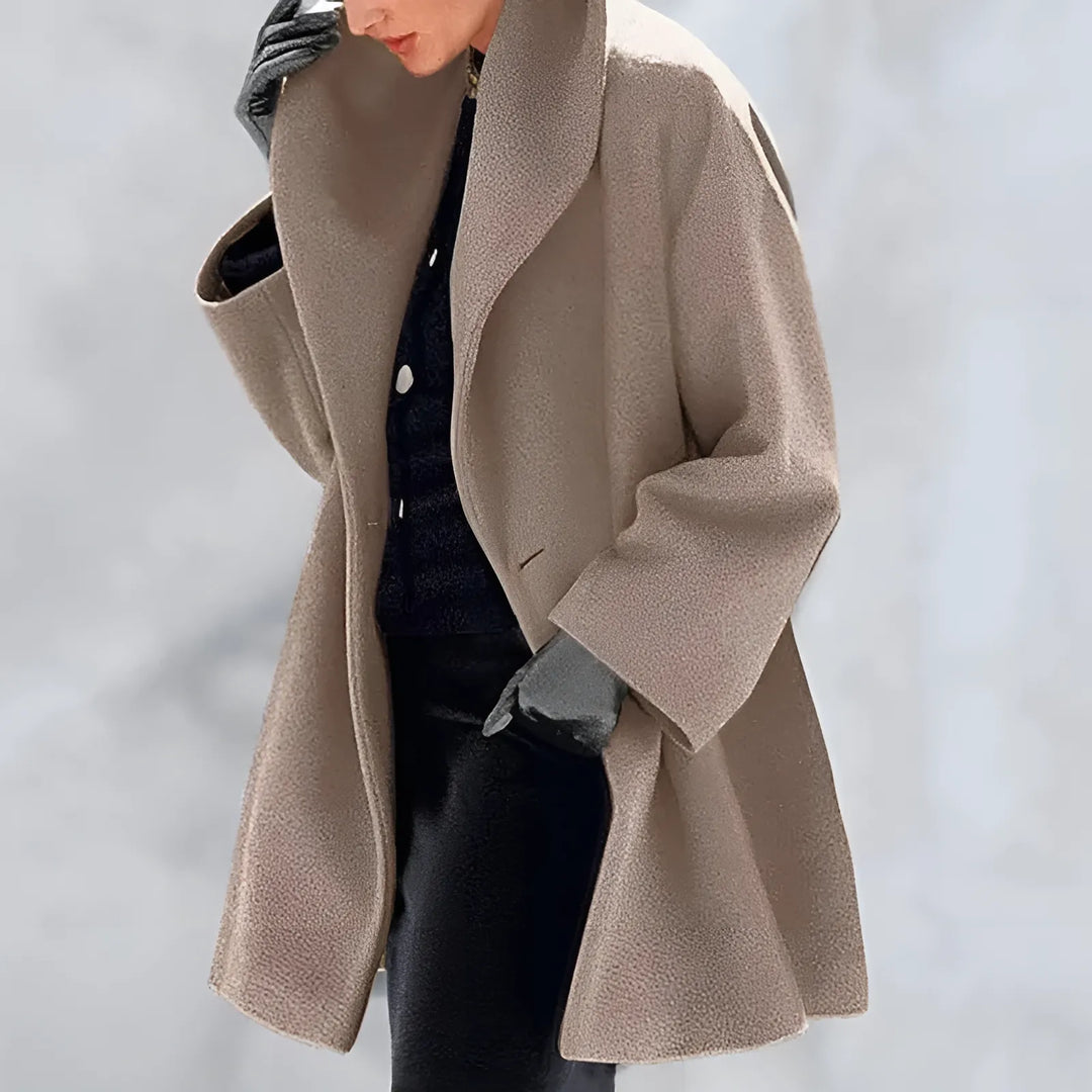 Beatris Dames Winter Trenchcoat, stijlvol, warm, elegant, lange snit, comfortabele pasvorm, diverse kleuren, wintermode