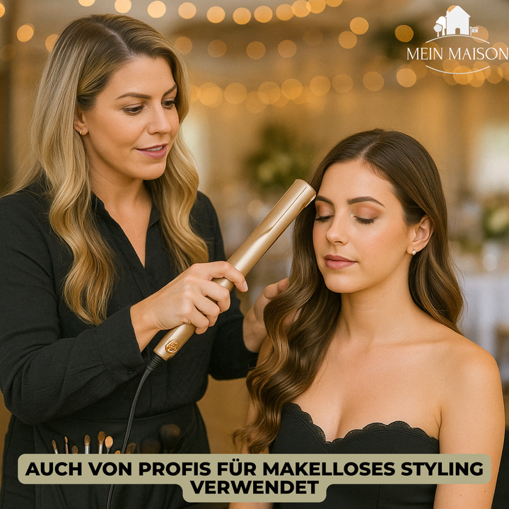 Geavanceerde keramische ionen 2-in-1 haarstyler. Creëer snel glanzend steil of volumineus krullend haar.