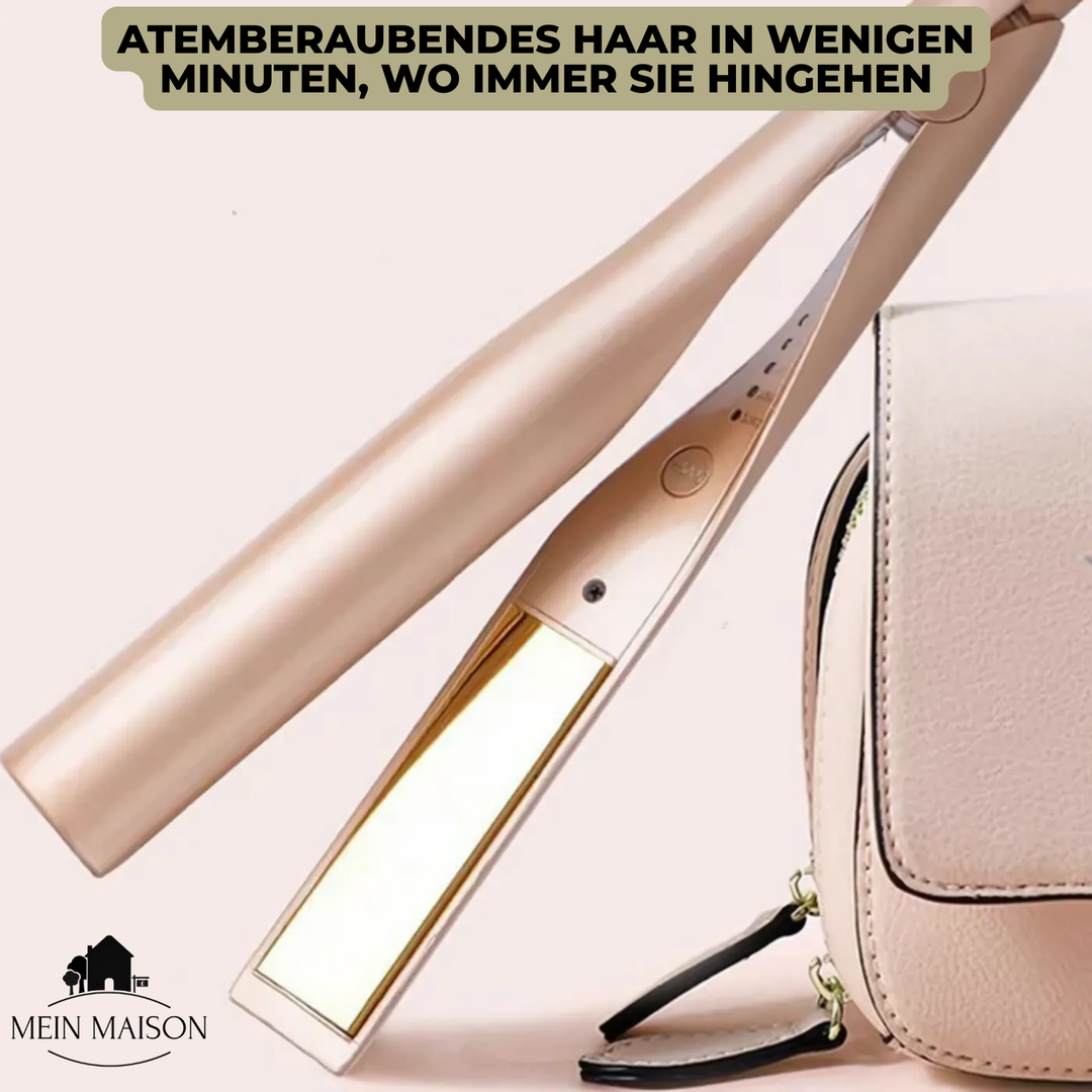 Deze veelzijdige haarstyler maakt steil, golvend of krullend haar mogelijk. Met keramische platen voor bescherming.