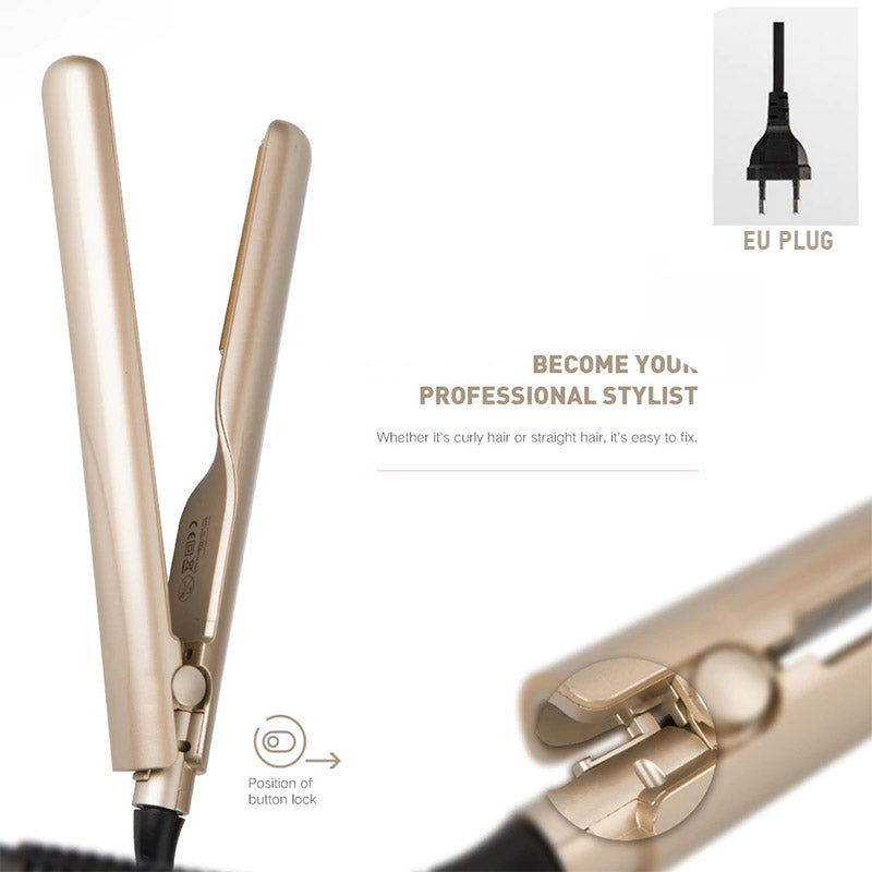 Innovatieve 2-in-1 haarstyler voor dames. Transformeer je look met stijl of prachtige krullen.