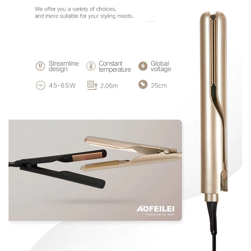 Hoogwaardige 2-in-1 haarstyler voor dames. Eenvoudig van steil naar krullend haar met één apparaat.
