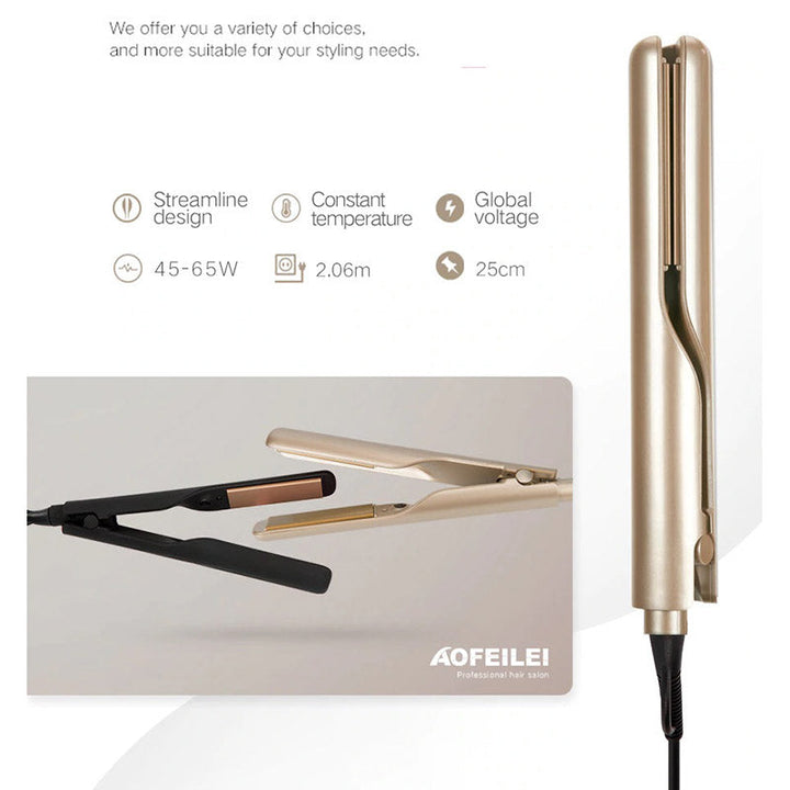 Hoogwaardige 2-in-1 haarstyler voor dames. Eenvoudig van steil naar krullend haar met één apparaat.