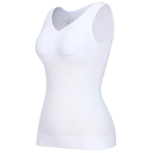 Dames afslank cami body shaper voor taille- en buikcorrectie. Figuurcorrigerende shapewear voor een slanke lijn.