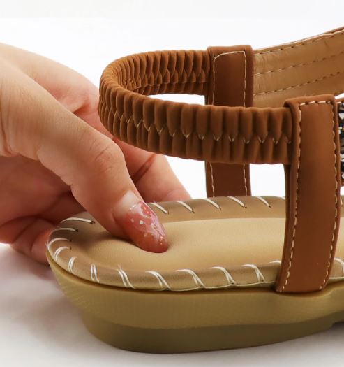 Comfortabele dames sandalen, Bohemia stijl voor optimaal voetcomfort de hele zomer. Ideaal voor casual gebruik.