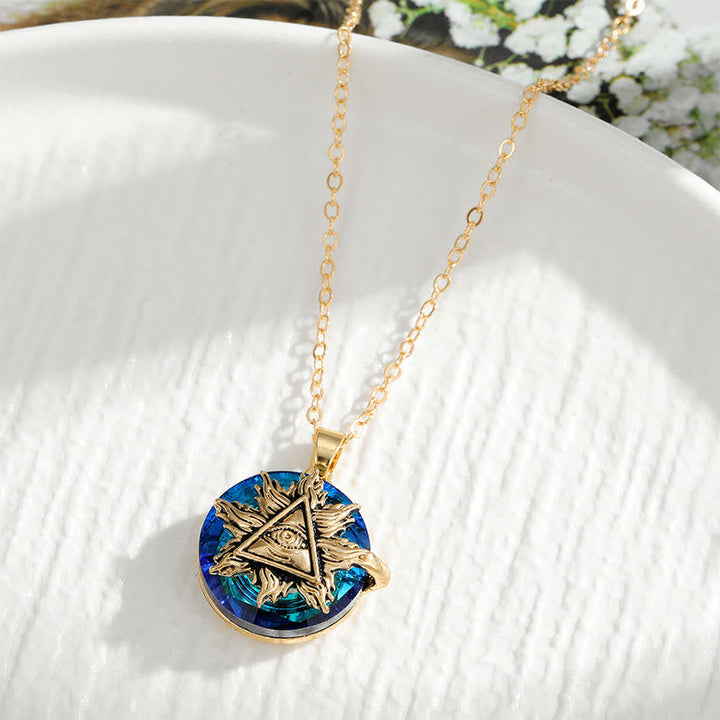 Verfijnde boze oog dames ketting, combineert elegantie met beschermende kracht.