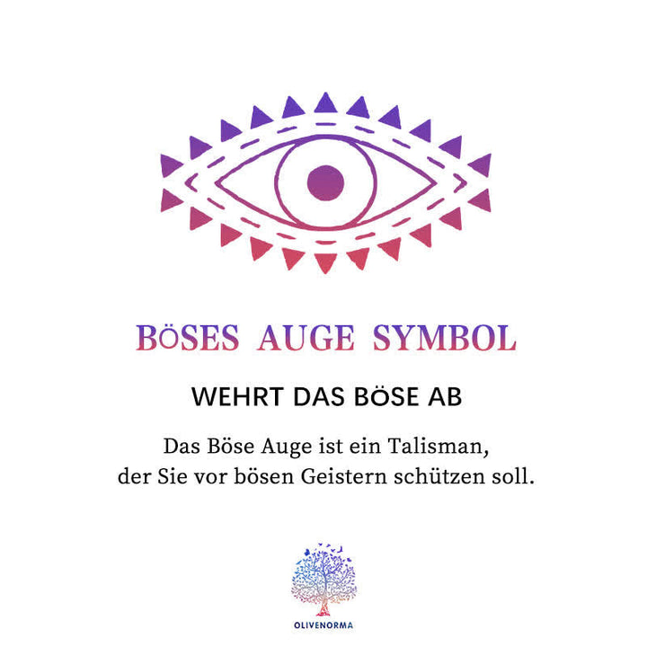Trendy boze oog ketting voor dames, een spiritueel en modieus accessoire.