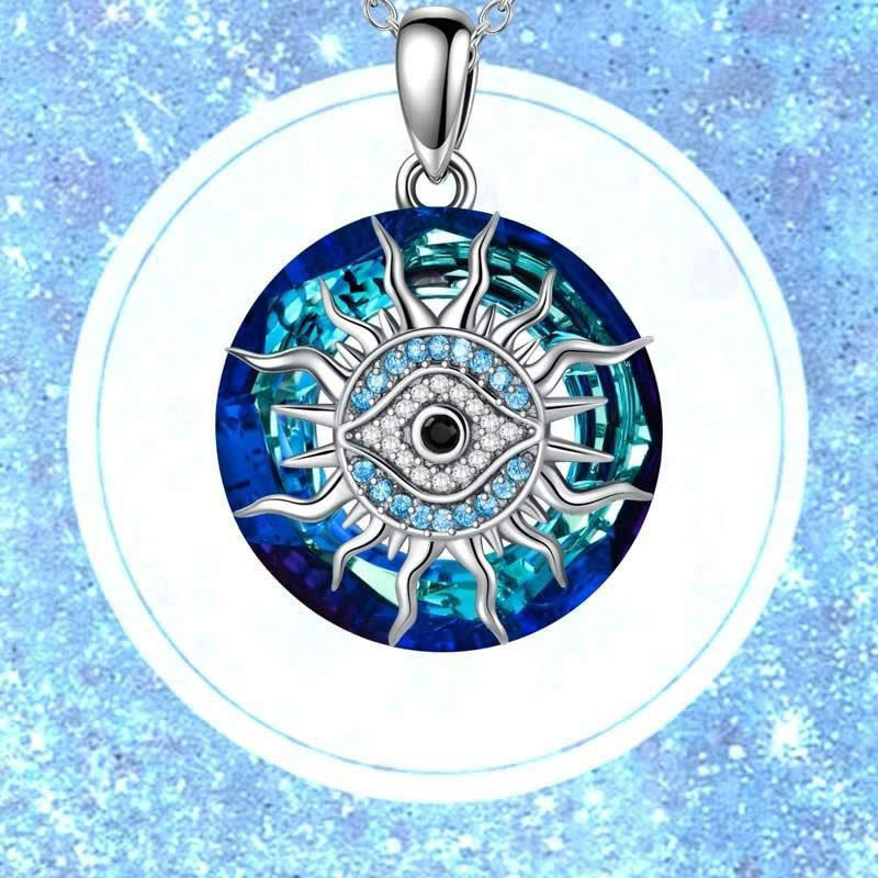 Gouden boze oog ketting, voor dames: stijlvolle bescherming en spirituele geluksbrenger.
