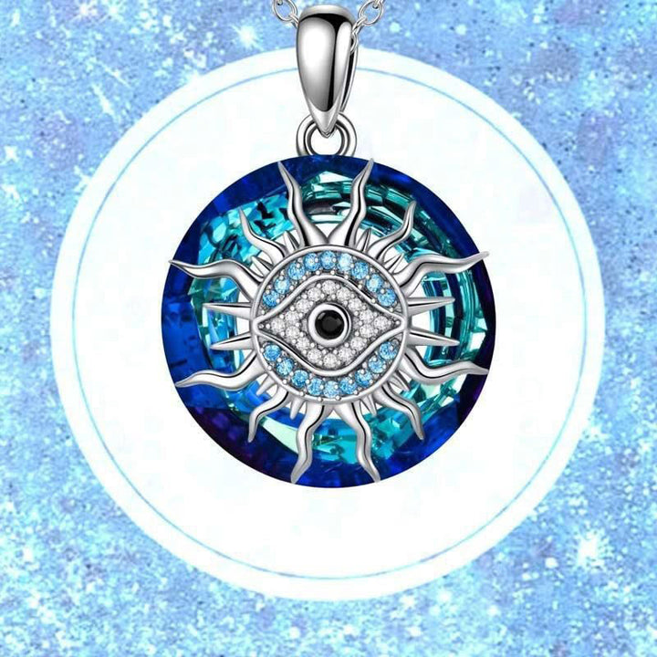Gouden boze oog ketting, voor dames: stijlvolle bescherming en spirituele geluksbrenger.