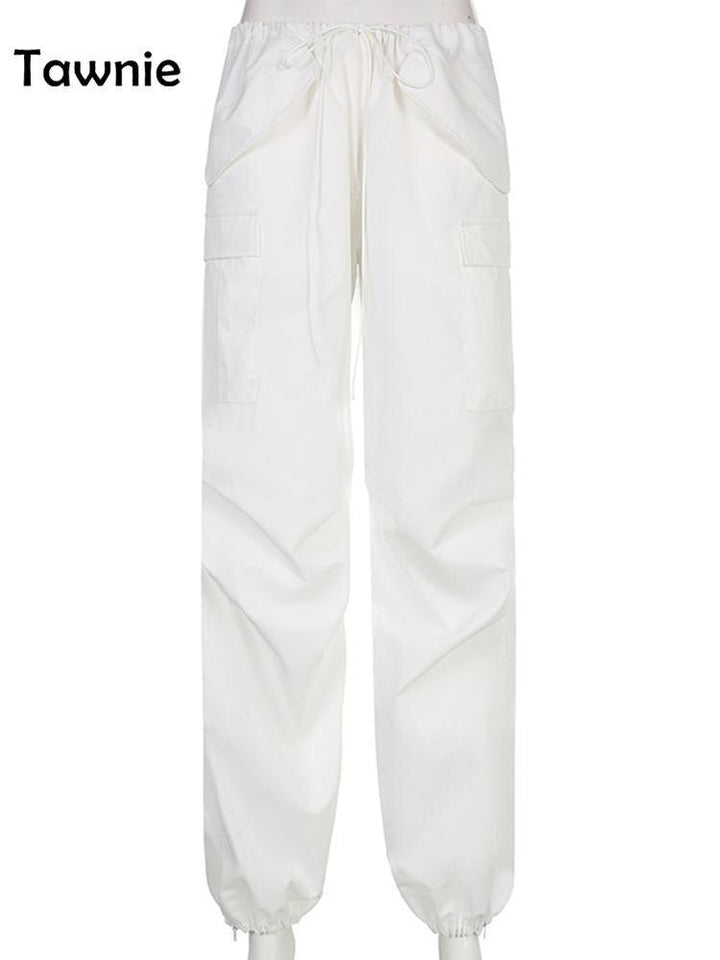 Casual en comfortabele damesbroek met wijde pijpen, ideaal voor vrije tijd.