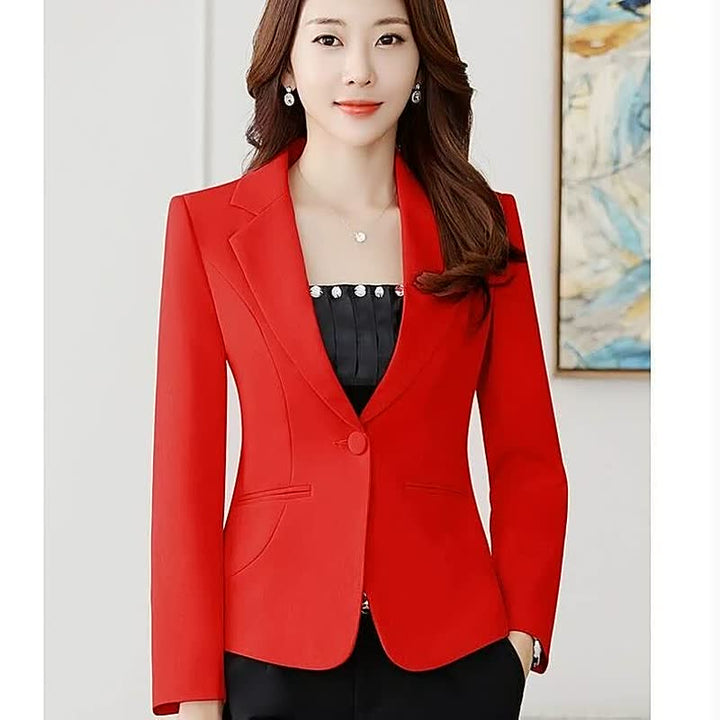 Comfortabele damesblazer, ideaal voor een zakelijke outfit of relaxte vrijetijdslook. Must-have vrouwenmode.