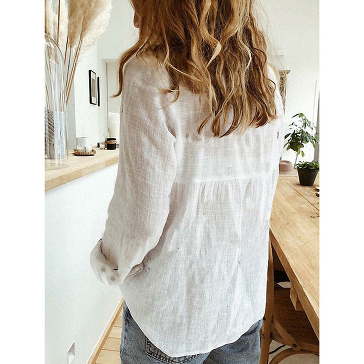 Chloë damesblouse: een luchtige casual tuniek, verkrijgbaar in diverse maten en prints.
