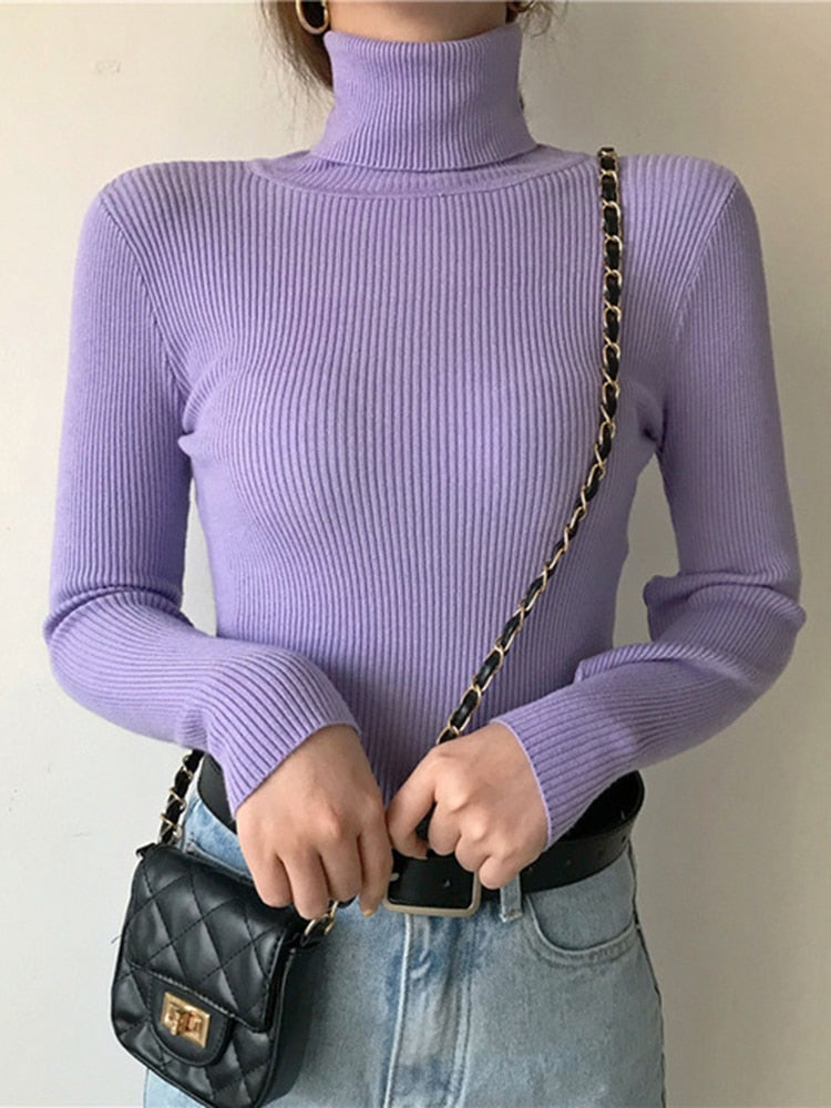 Stijlvolle dames coltrui, eenmaat, perfect voor elke dagmode en een warme look.