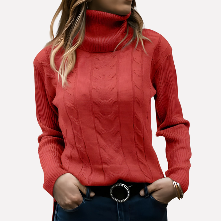 Comfortabele pullover, dames coltrui voor een moeiteloze casual stijl. Zacht en veelzijdig.