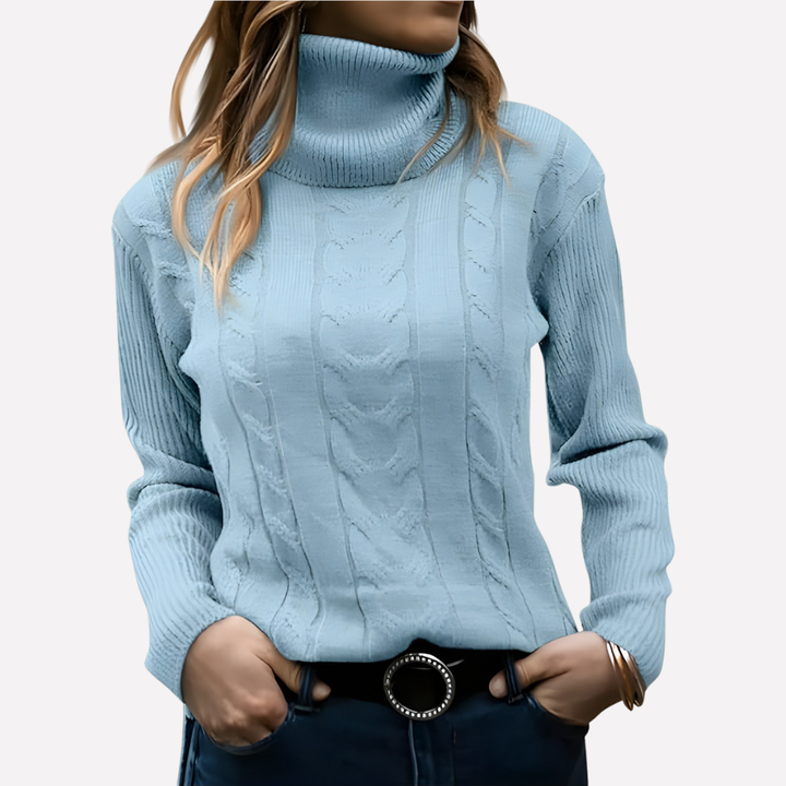 Veelzijdige dames coltrui, modieuze pullover voor elke garderobe. Casual en stijlvol.