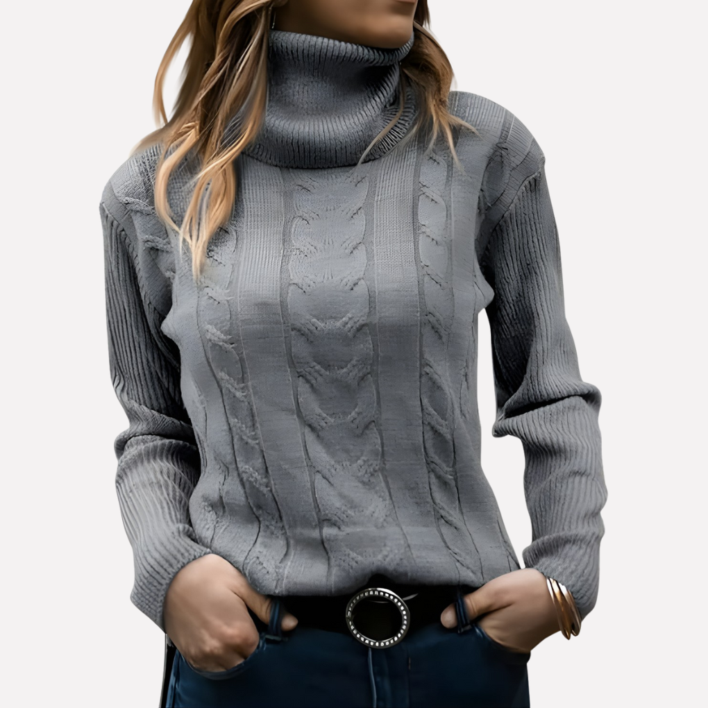 Stijlvolle dames pullover, casual coltrui voor een moderne look. Relaxte pasvorm, veelzijdig.