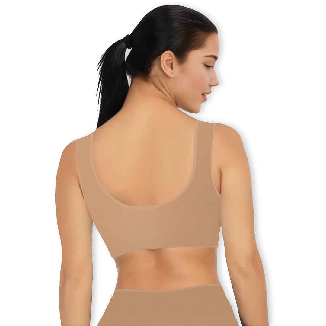 CloudBra dames comfort BH zonder beugel, naadloos en ondersteunend. Ideaal voor dagelijks gebruik, zachte stof.